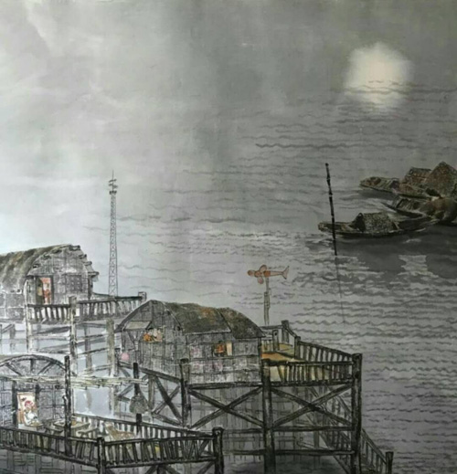 1527899929817028.jpg .jpg月光下的渔船.jpg